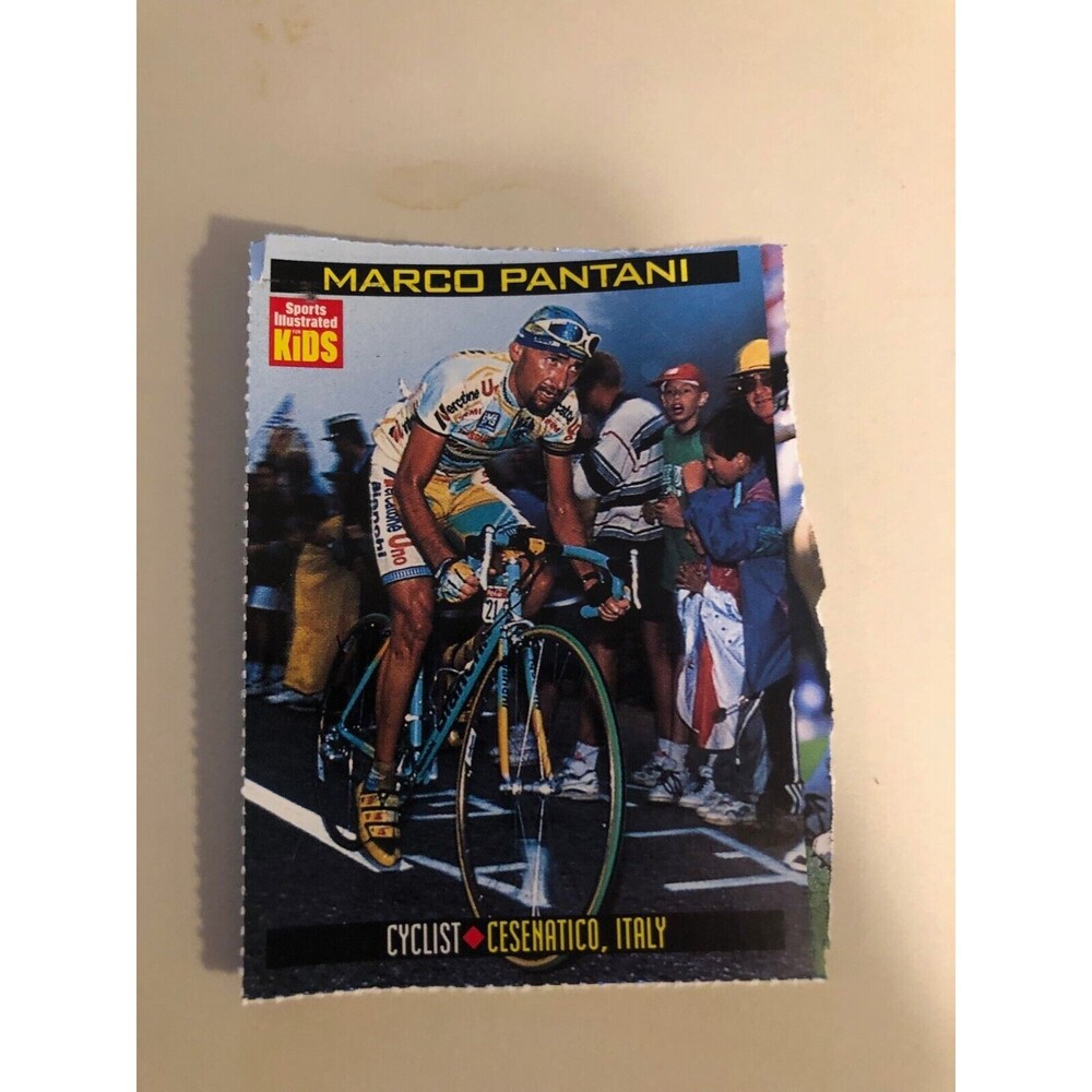Marco Pantani Sports Illustrated for Kids SI For‎ Kids #753 Cyclist Rookie Italy